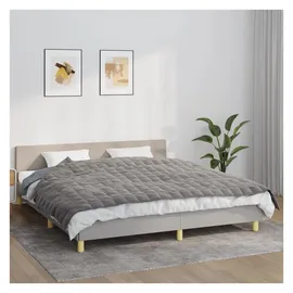 vidaXL Gewichtsdecke Grau 155x220 cm 11 kg Stoff