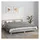vidaXL Gewichtsdecke Grau 155x220 cm 11 kg Stoff