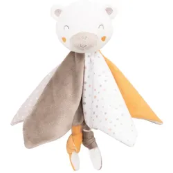 Kikkaboo Baby Schmusetuch Doudou, Rassel, Kuscheltier, Einschlafhilfe, ab Geburt beige