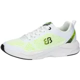 Brütting Basejumper Laufschuhe, weiß/Lemon, 43