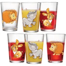 Ritzenhoff & Breker Kindergläser-Set Waldtiere 0,2 l 6 St.