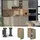 Vicco Unterschrank Apothekerunterschrank Eiche 30 x 0 x 0 cm Weiß