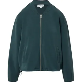s.Oliver Oversized Scuba-Jacke mit verstellbarem Saum - grün - 46