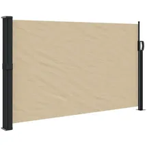 vidaXL Seitenmarkise 120 x 500 cm Beige Polyester
