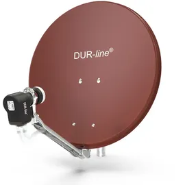 Dur-Line Select 4 Teilnehmer Set - Qualitäts-Alu-Satelliten-Komplettanlage - Sel...