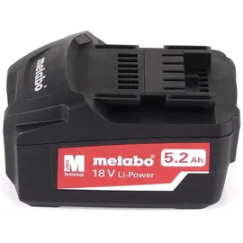 Metabo Li-Power Akku Set 18 V 2 x 5,2 Ah