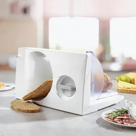 GOURMETmaxx Allesschneider 150W Weiß