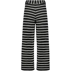 Zero Schlupfhose gerader Schnitt Schwarz 36