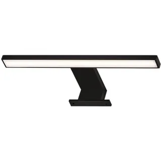 Briloner Brilo LED Spiegelleuchte Dun Neutralweiß Spritzwasserschutz 30 cm Schwarz