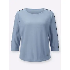 Casual Looks 3/4-Arm-Pullover Blau 40