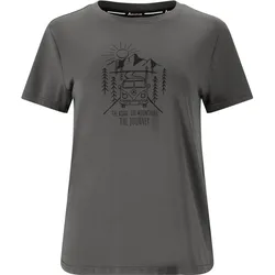 Whistler Tergo W Printed Tee asphalt (1051) 36