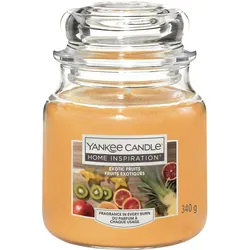 Yankee Candle Home Inspiration Mittelgroße Kerze im Glas Exotic Fruits