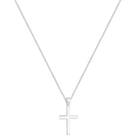 Elli Kette mit Anhänger Kreuz Silber 925