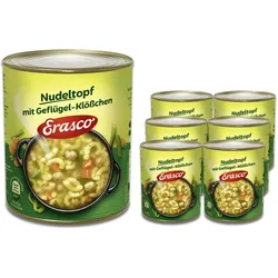 Erasco Nudeltopf mit Geflügel-Klößchen 6x800G