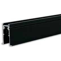 ISOLED Track48 Einbauschiene schwarz 200cm 4-polig inkl. Endkappen und Schutzcover