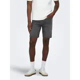 Only & Sons Jeans-Shorts "Onsweft" in Grau - M