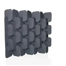HJH Office Akustik Stellwand FLEXMIUT PLUG PET 6er Set 163x170x25cm grau hjh OFFICE
