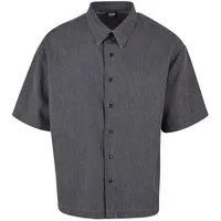 URBAN CLASSICS Lightweight Denim Kurzarmhemd Mid Grey L