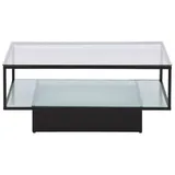 VCM Maglehem Schwarz Glas 90 x 38 cm