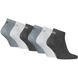 Puma Socken Unisex 6er Pack Grau 39-42