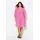 Ulla Popken Midikleid Volantsaum Rosa 50/52