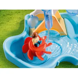 Playmobil 1.2.3 Wasserrad mit Karussell 70268