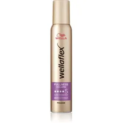 Wella Wellaflex Fullness Volume Schaumfestiger mit extra starker Fixierung für feines Haar 200 ml