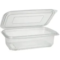 Papstar Verpackungsbecher mit Klappdeckeln 750 ml 600 St. Transparent