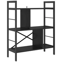 VidaXL Bücherregal 75 x 30 x 91 cm Schwarz