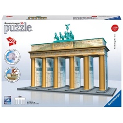 Ravensburger Puzzle Ravensburger 3D Puzzle 12551 Brandenburger Tor – 324 Teile – Das…, 324 Puzzleteile