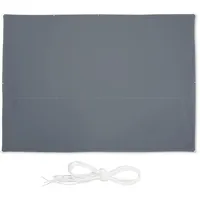Relaxdays Sonnensegel rechteckig, 3,5 x 4,5 m, wasserabweisend, UV-beständig,