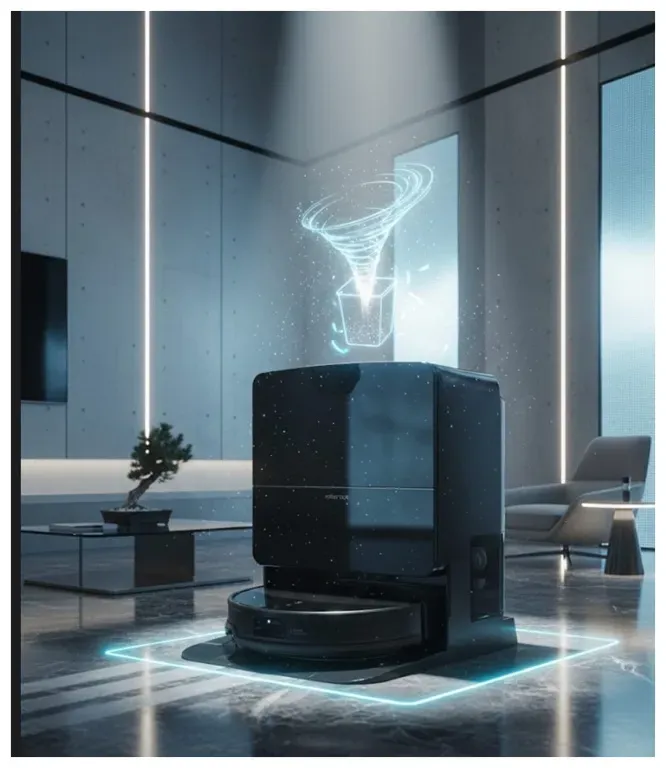 Roborock Saros 10R Saugroboter mit Wischfunktion und Dockingstation schwarz