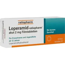 Ratiopharm Loperamid-ratiopharm akut 2 mg Filmtabletten