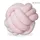 Relaxdays Knotenkissen 25 x 25 cm Rosa