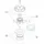 Astralpool 22353 Schwimmbeckenboden-rücklaufeinlass Mit Drehgelenk - White - One Size