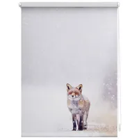 Lichtblick Rollo Klemmfix, ohne Bohren, Verdunkelung, Fuchs im Schnee