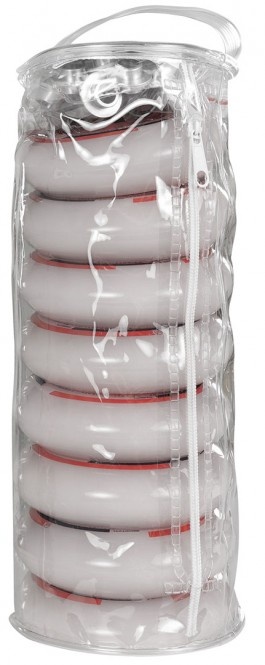 POWERSLIDE ONE COMPLETE 8er Pack Rollenset 2024 red inkl. ABEC5 Kugellager - 80mm/82a