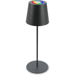 BRILONER LEUCHTEN Tischleuchte "COLORIS Tischleuchte", schwarz (anthrazit), Lampen