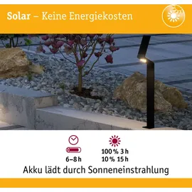 Paulmann LED Pollerleuchte Ilias anthrazit 94262