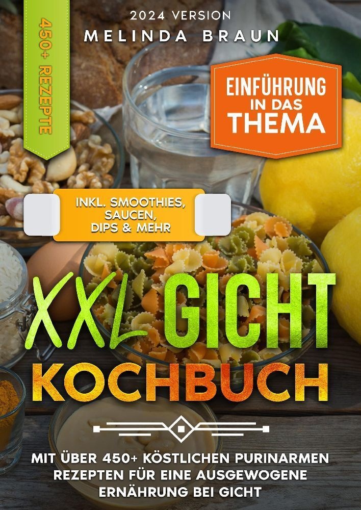 Xxl Gicht Kochbuch - Melinda Braun  Kartoniert (TB)
