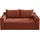 Jockenhöfer GRUPPE "Ron, 185x83x88 cm, Cord rot (rost, rot), (42772844-0)