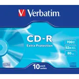 Verbatim CD-R 80/700MB Verbatim Slim-Case, 10 Stück Pack