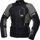 IXS Laminat-ST-Plus, Textiljacke wasserdicht - Schwarz/Grau - Kurz XL