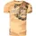 RUSTY NEAL T-Shirt RUSTY NEAL, Herren, Gr. 3XL, braun (camelfarben), 100% Baumwolle, bedruckt, normal, Rundhals, Shirts T-Shirt, mit eindrucksvollem Print