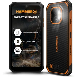 myPhone Energy X2 5G 6 GB RAM 128 GB Black/Orange