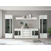 INOSIGN Wohnwand »Cantara, moderne Anbauwand, Wohnzimmer-Set, in Eiche Evoke oder Weiß« Set, weiß