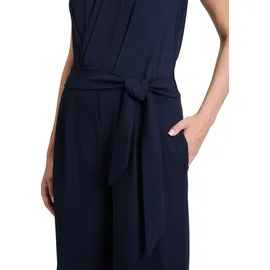 Vera Mont Damen Jumpsuit mit Bindegürtel 44, Night Sky - 44W