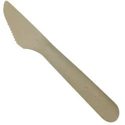1000 Papier-Messer 16,5 cm Braun "Great to Go"  – Besteck, Messer