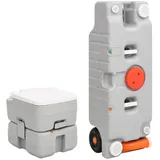 vidaXL Tragbare Camping-Toilette mit Wasserbehälter
