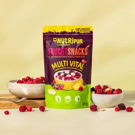 Nutripur Gefriergetrocknete Früchte, 25 g Früchte